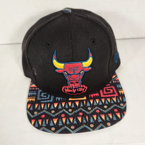 NWT Men's Chicago Bulls Windy City New Era 9FIFTY Original Strapback Cap - Picture 5 of 9